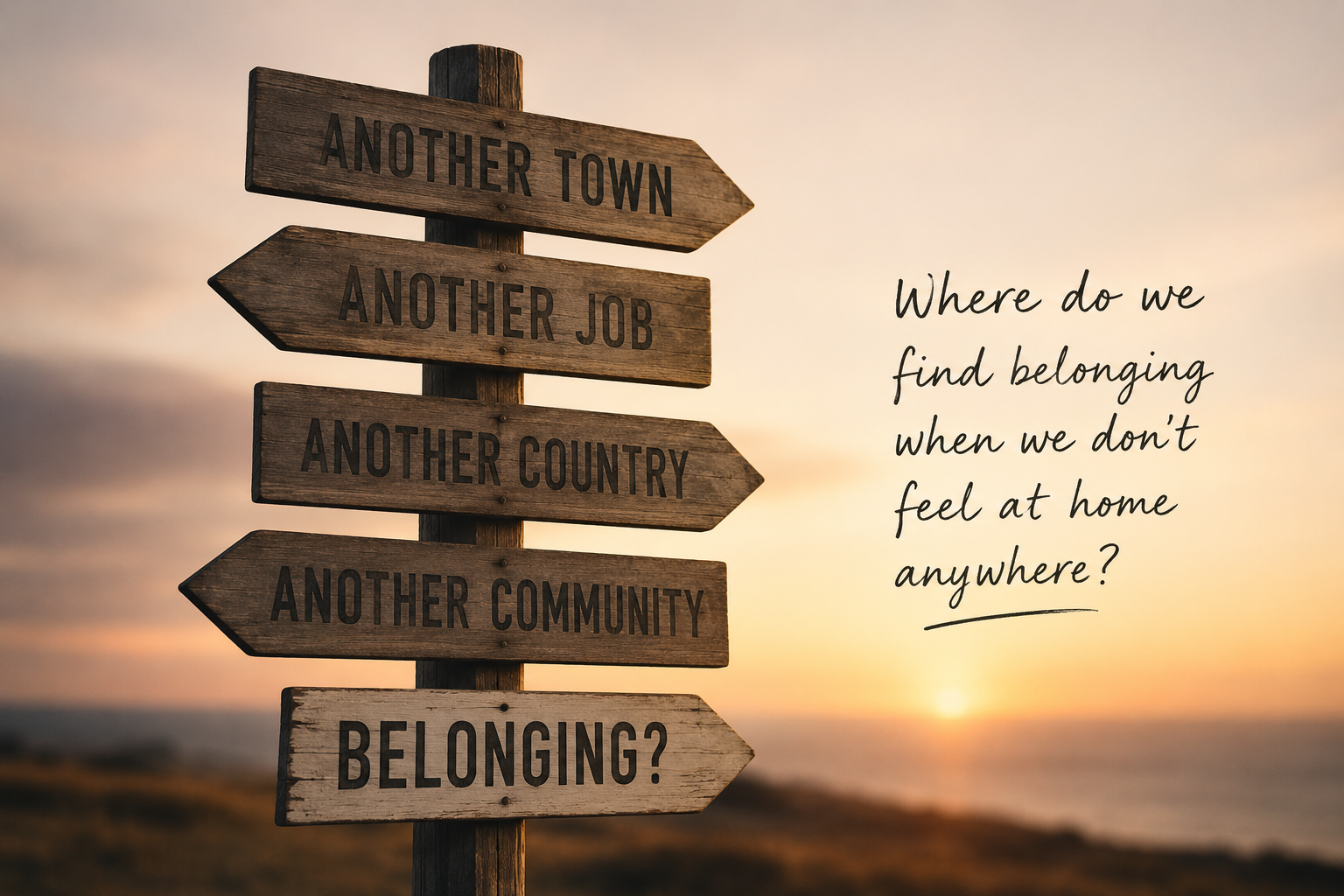 Where do we find belonging?